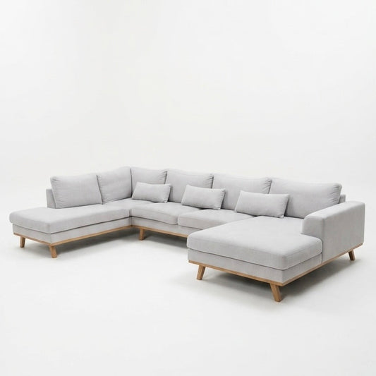 Copenhagen | 6 sits med schäslong & divan | Linnébeige