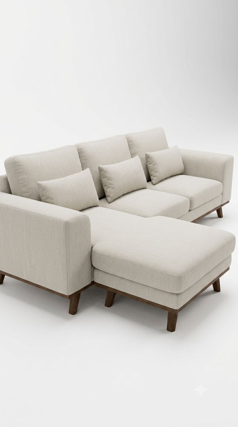 Copenhagen COMPACT - högerdivan — BEIGE