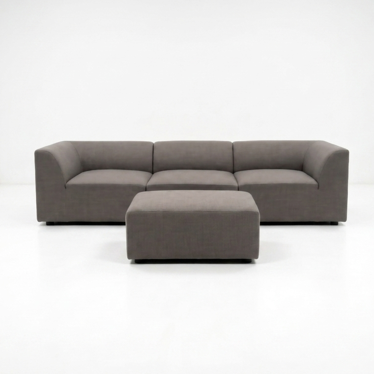 Skejby | 4 sits med pall | modulsoffa