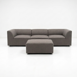 Skejby | 4 sits med pall | modulsoffa