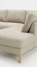 Madison | 4.5 sits med schäslong | Beige