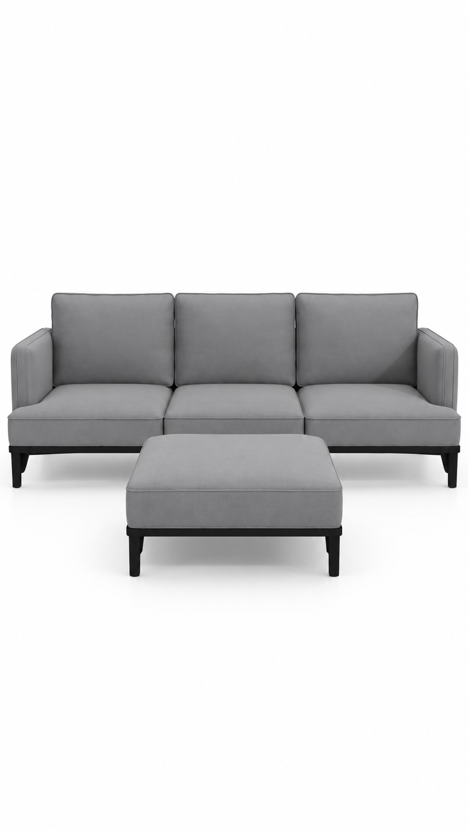 KRAMEN - 3,5—sits soffa med fotpall