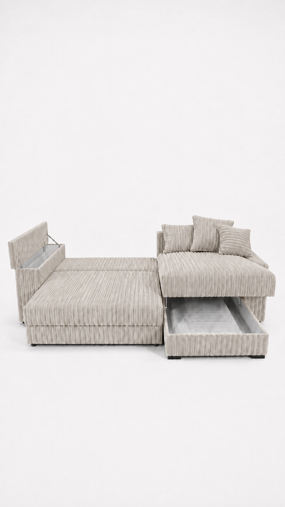KRAMEN Bäddsoffa vändbar divan med dold förvaring - Tilia 83