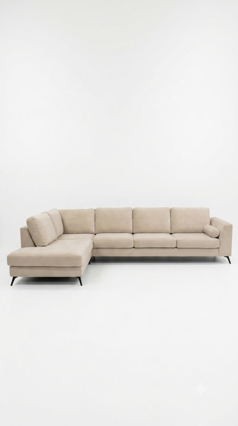 Ocean Lyx | 6-sits | Beige Sammet