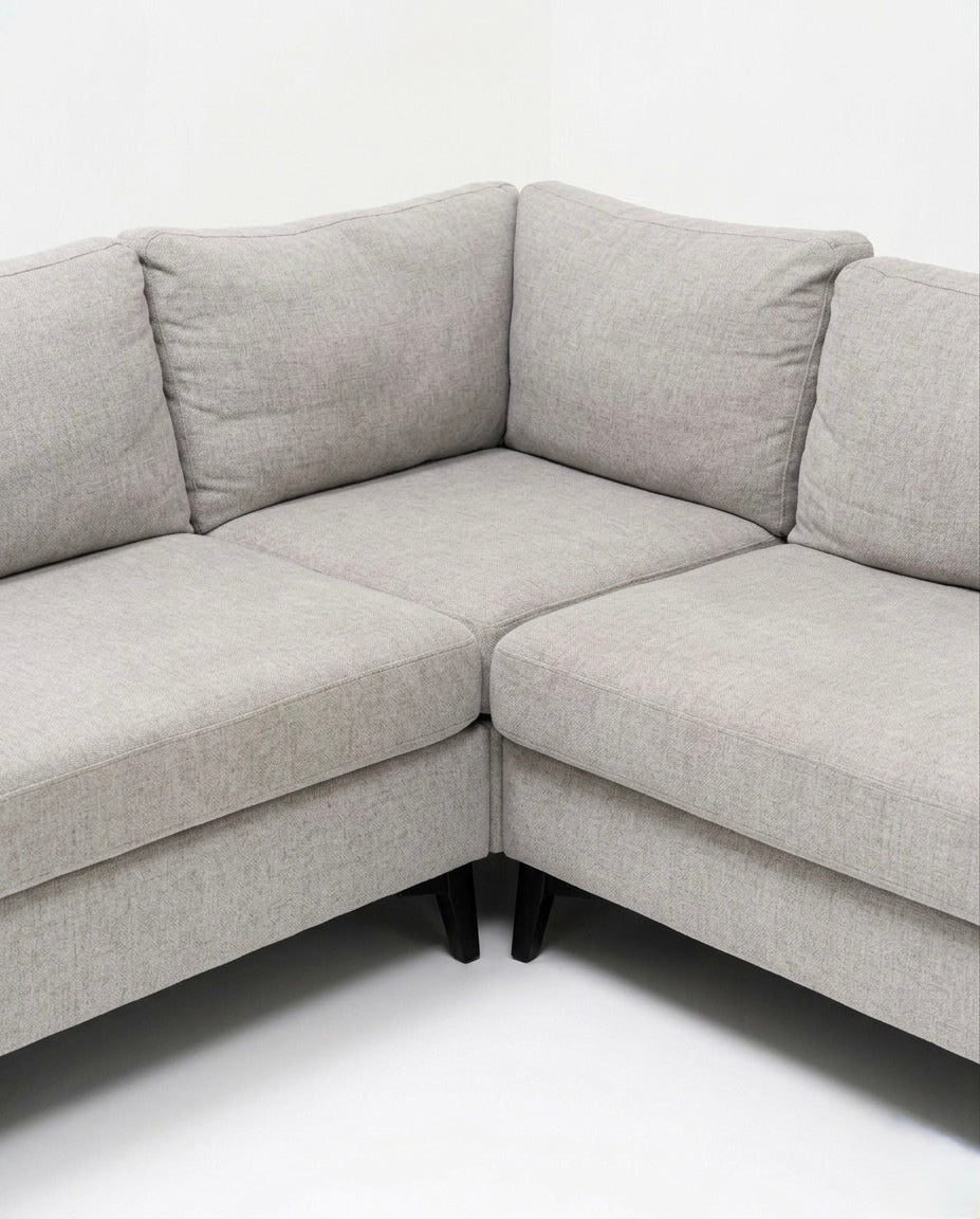 Saturday | 4 sits med schäslong | Alex Beige