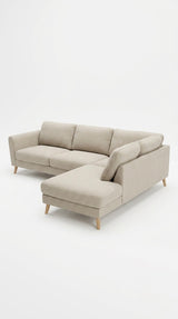 Madison | 4.5 sits med schäslong | Beige