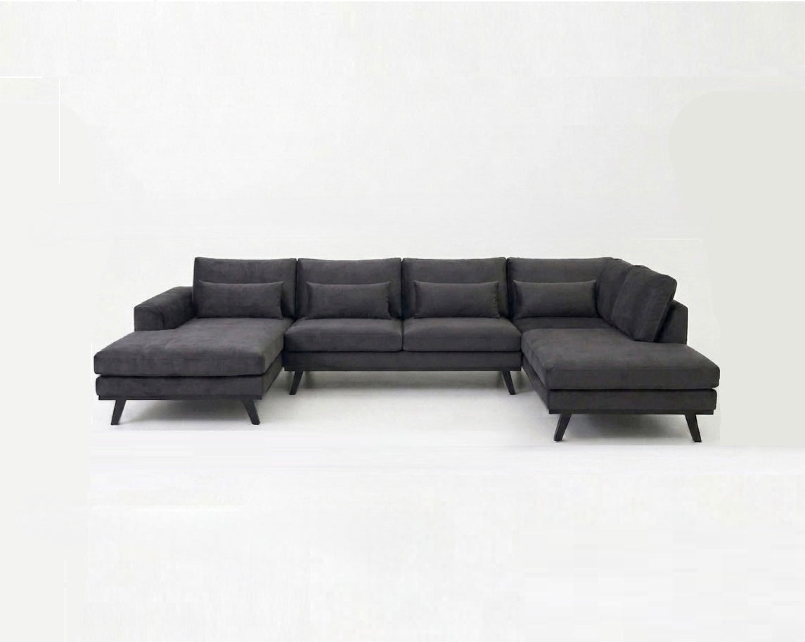 Copenhagen | 5-sits | Högerdivan & Schäslong vänster - sammet