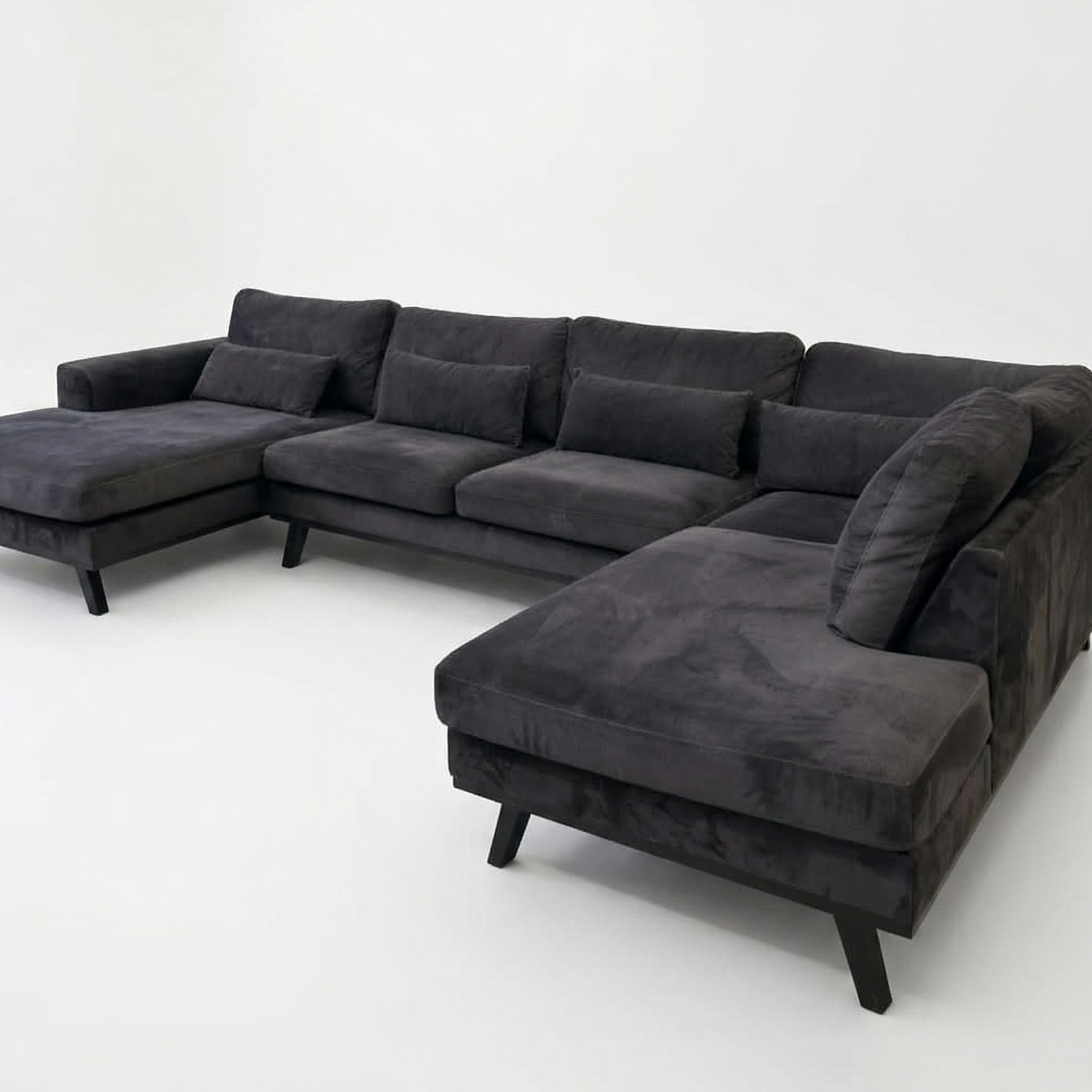 Copenhagen | 5-sits | Högerdivan & Schäslong vänster - sammet