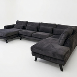 Copenhagen | 5-sits | Högerdivan & Schäslong vänster - sammet