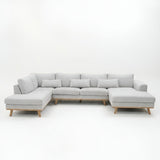 Copenhagen | 6 sits med schäslong & divan | Linnébeige